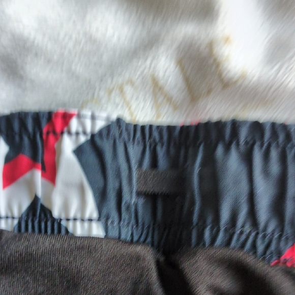 Xersion Black and Red Star Athletic Shorts - Picture 6 of 6